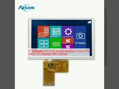 5' 800x480 TFT Module d'écran LCD 5 pouces IPS LVDS TFT Affichage 500 Cd/M2