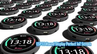 Module d'affichage rond ESP32-C3 de 1,28 pouces