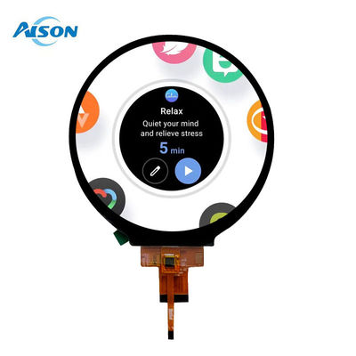 Écran tactile TFT rond de 4 pouces 720*720 MIPI Écran tactile 300 Cd/M2