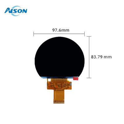 3.54 pouces affichage TFT rond 800x640 TFT affichage panneau lampe forme pour l'instrument de moto