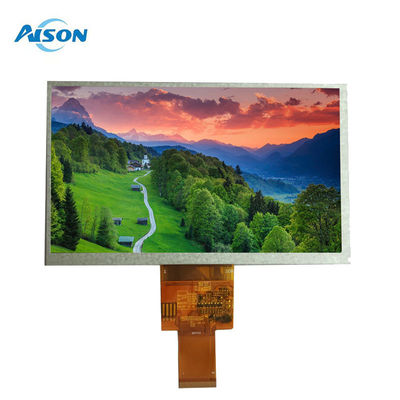 Panneau TFT de 7 pouces 450 cd/m2 40 broches Panneau 800x480 avec interface RGB 24 bits 40 broches