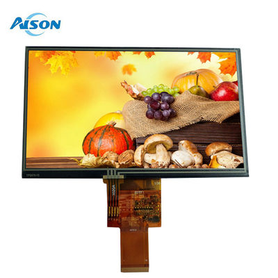Affichage TFT RTP de 7 pouces à résolution 800X480 Interface RVB 40 broches pour application industrielle