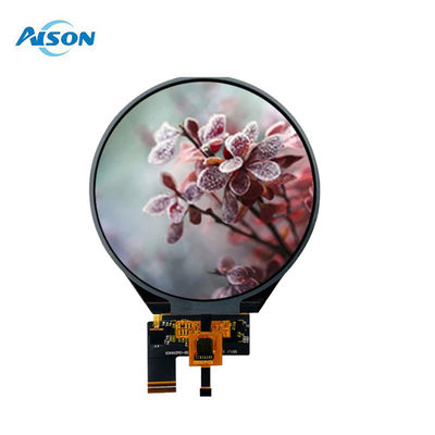 Panneau LCD rond de 3,4 pouces 800x800 Affichage LCD tactile capacitif 380 Cd/M2