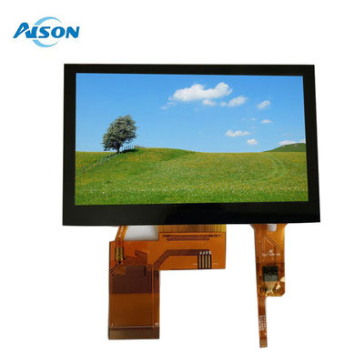 4Écran tactile TFT capacitif 480x272 450 Cd/M2 Interface RGB 24 bits