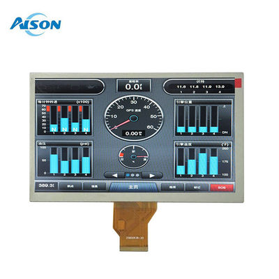 Affichage LCD 8 pouces 800x480 TFT Haute luminosité 1000cd/m2 pour une application industrielle Interface RVB