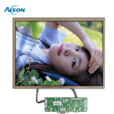 12.1 pouces Affichage 900:1 1024x768 Affichage 650 Cd/M2 Interface LVDS