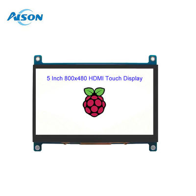 5 pouces 800x480 HDMI Affichage TFT tactile 400 Cd/M2 Affichage LCD Raspberry Pi