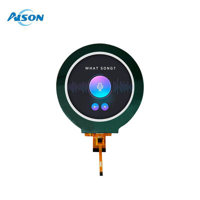 3.4 pouces 800*800 Affichage LCD TFT circulaire Interface MIPI 30 broches pour le contrôle industriel de la maison intelligente