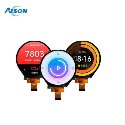 3.4 pouces 800*800 Affichage LCD TFT circulaire Interface MIPI 30 broches pour le contrôle industriel de la maison intelligente