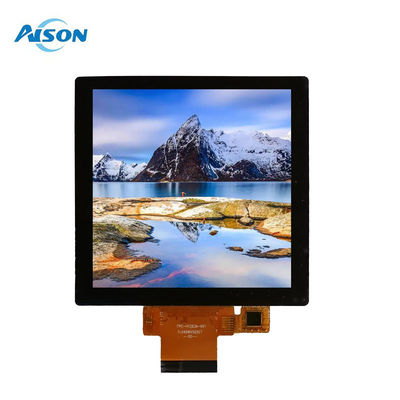 Affichage TFT carré de 4 pouces 480x480 avec interface RVB avec affichage tactile 300 cd/m2