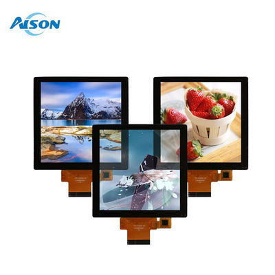 Affichage TFT carré de 4 pouces 480x480 avec interface RVB avec affichage tactile pour Smart Home 86 Box