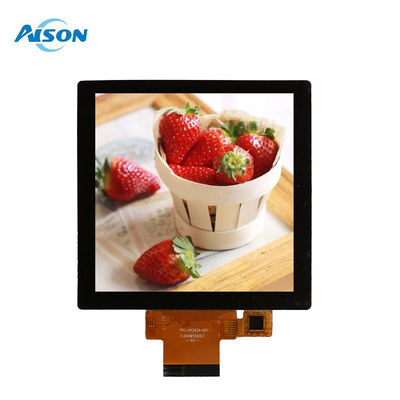 Affichage TFT carré de 4 pouces 480x480 avec interface RVB avec affichage tactile 300 cd/m2