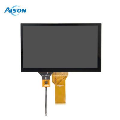 7 pouces 1024x600 LVDS TFT IPS affichage affichage tactile capacitif avec couvercle surdimensionné personnalisé