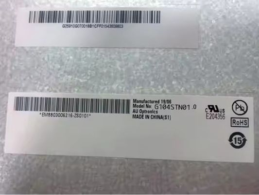 10.4 pouces AUO 800X600 LVDS TFT affichage LCD 400cd/m2 pour le secteur industriel