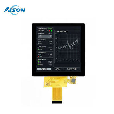 Écran LCD TFT MIPI carré de 3,95 pouces 720x720 avec écran tactile capacitif rétroéclairé par LED GT911 pour maison intelligente boîte 86