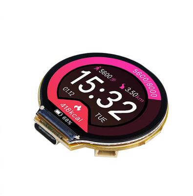 1.28 pouces Ronde ESP32-C3 Module d'affichage avec 240x240 ESP32-C3 Avec Wifi Module à dents bleues Lvgl