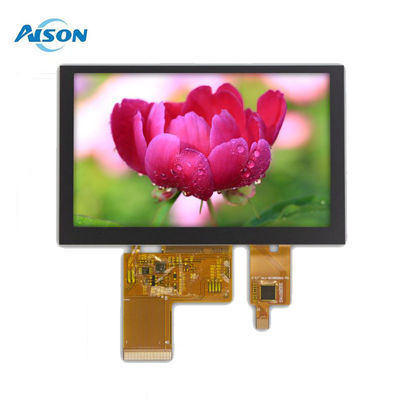 Module d'affichage IPS TFT de 5 pouces 800x480 Écran tactile industriel capacitif 500 Cd/M2