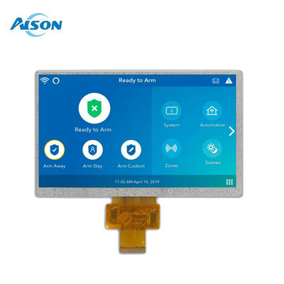 7 pouces large température 800x480 affichage TFT industriel 500 Cd/M2 Panneau LCD IPS